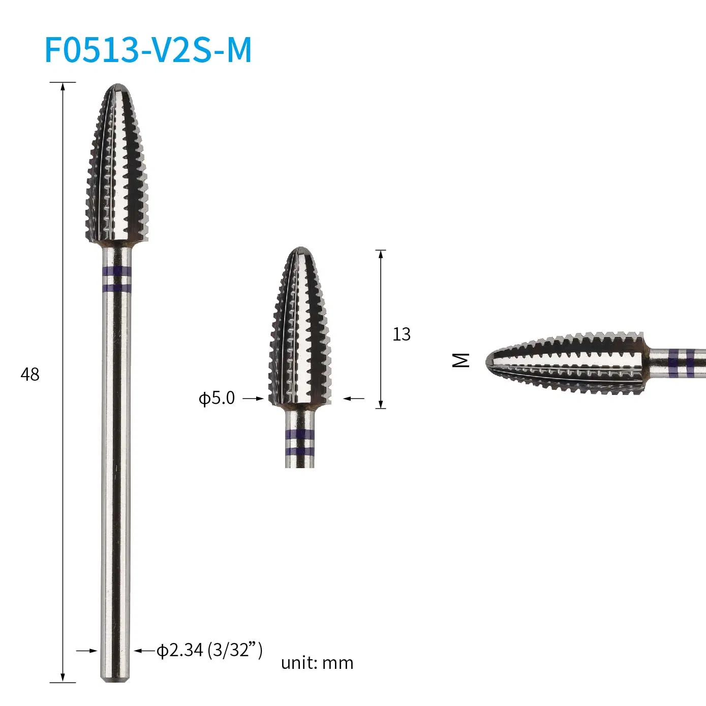 Nail Rotary Cutter Gel Removing Carbide Milling Nail Rotary Cutter