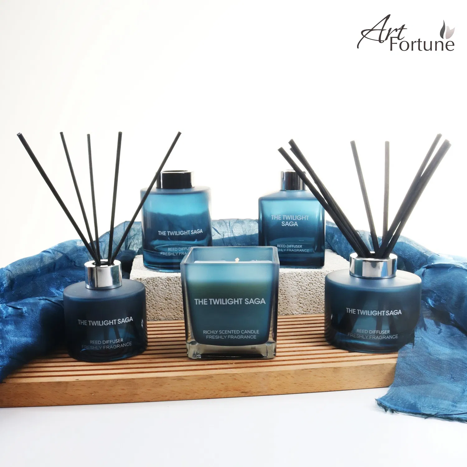 Amazon Hot Sale Custom Reed Diffuser with Black Lid for Air Freshener