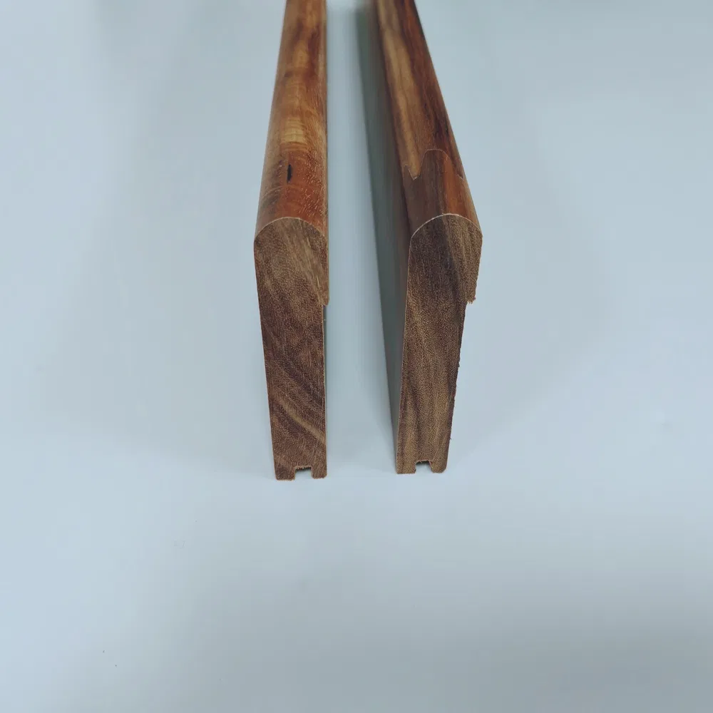 High Quality Durable Acacia Stair Nose Stair Endcap for Wood Staircase