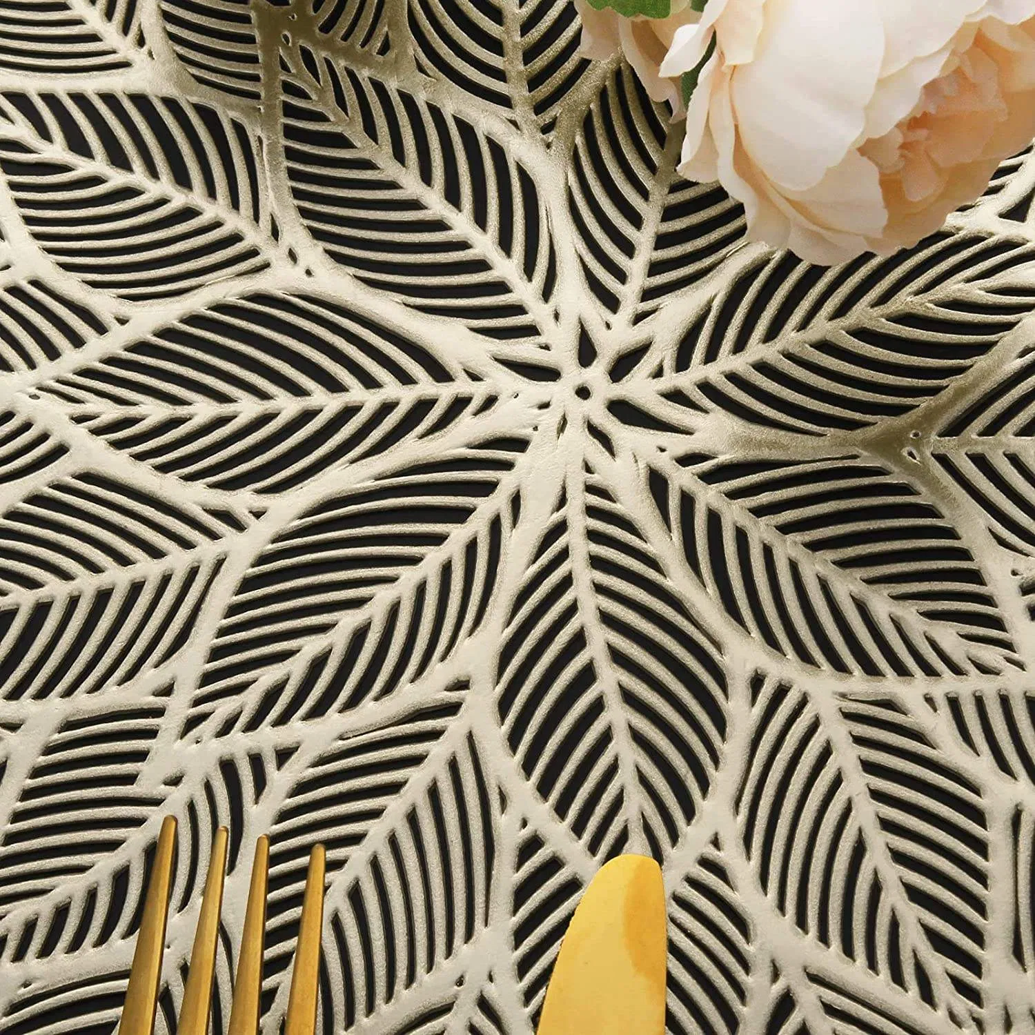 Eco-Friendly Custom Kitchen Modern PVC Leather Placemats