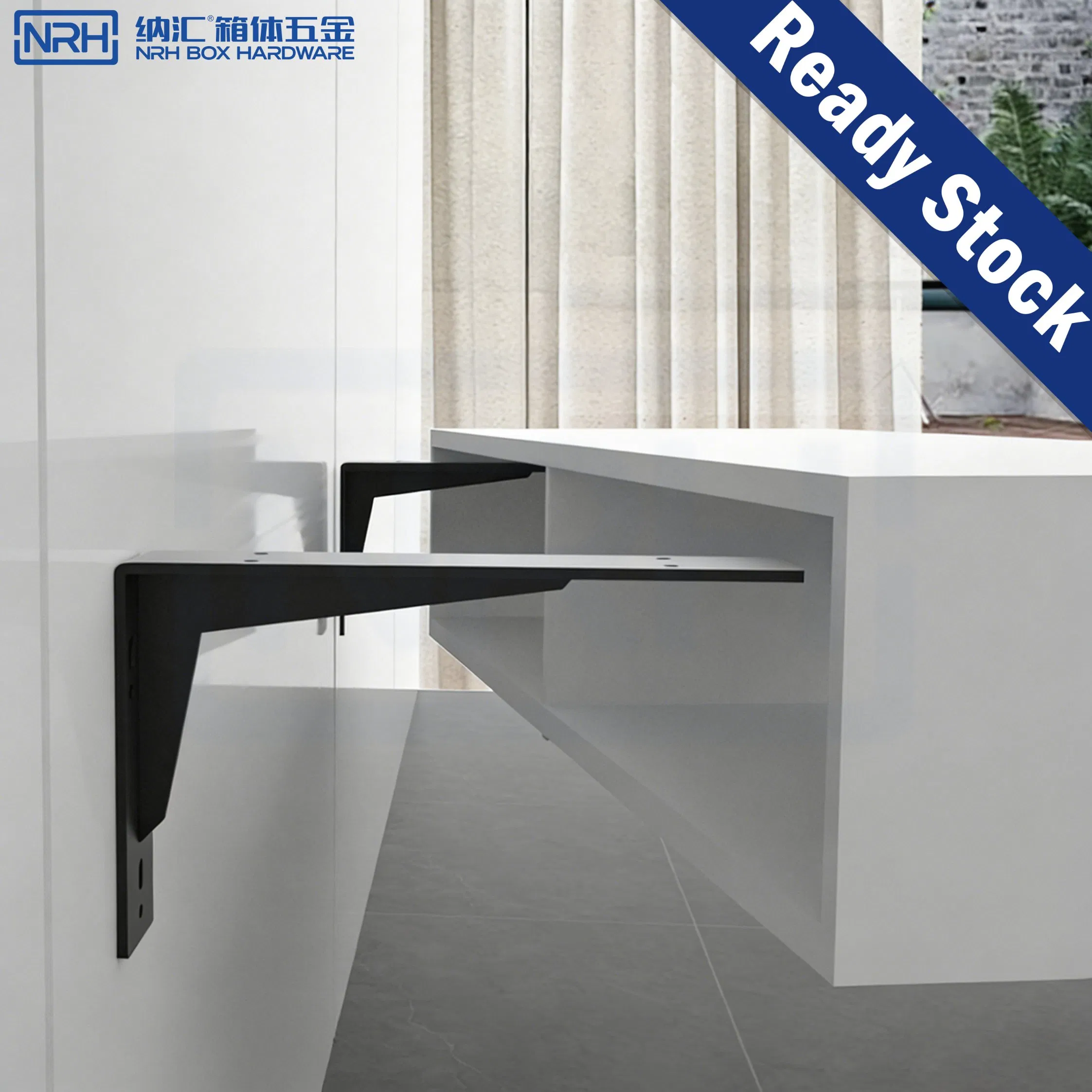 Nrh7814 Transparent Acrylic Shelf Bracket for Display Cabinet Use