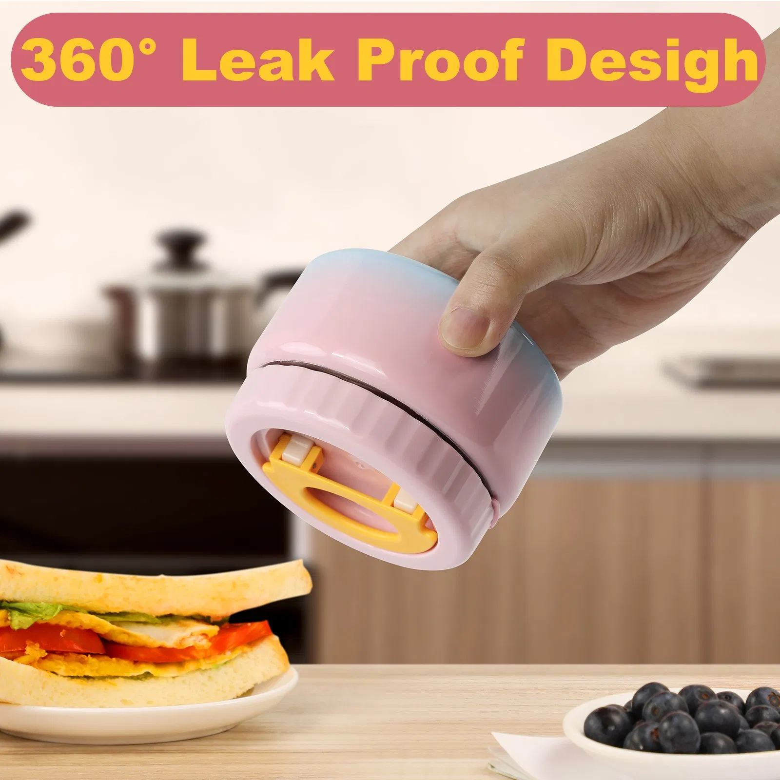 Aohea Stainless Steel Thermal Containers for Hot Food Insulated Food Jar