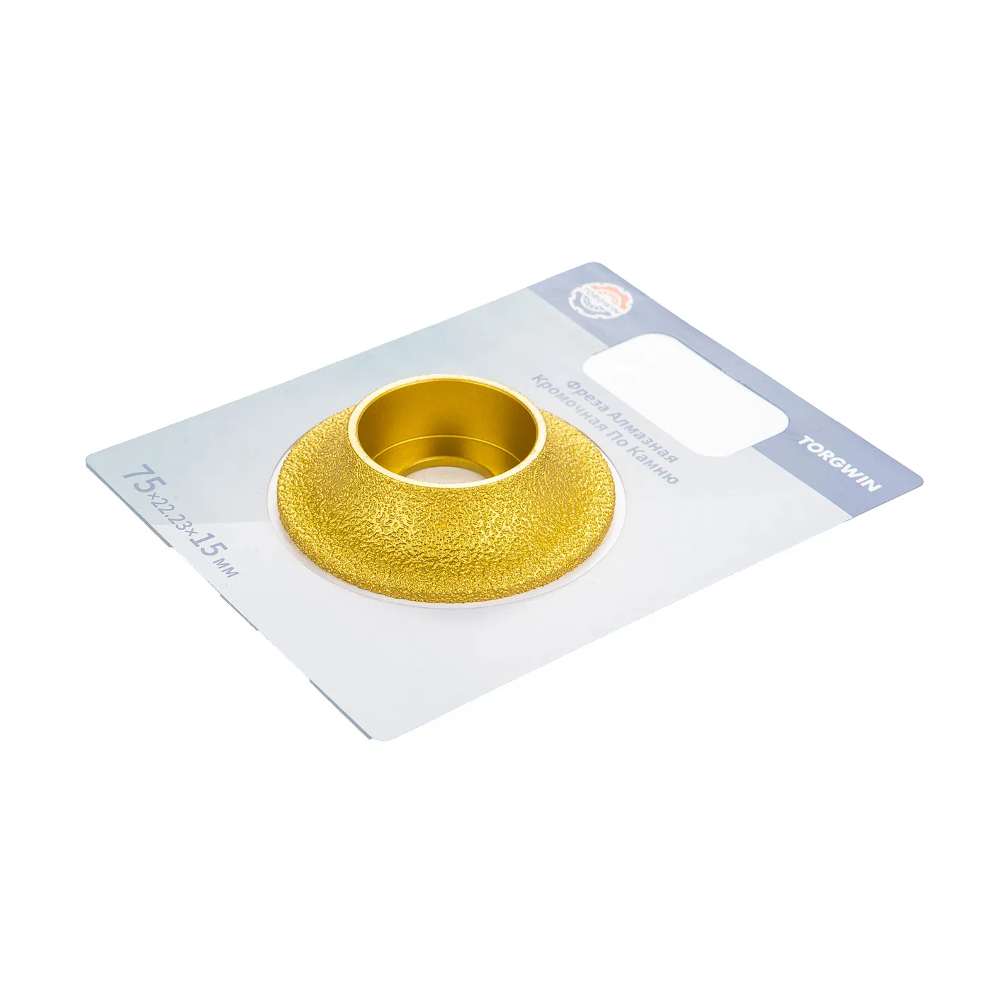 Алмазная фреза овальная для камня 75x22.23x15 мм