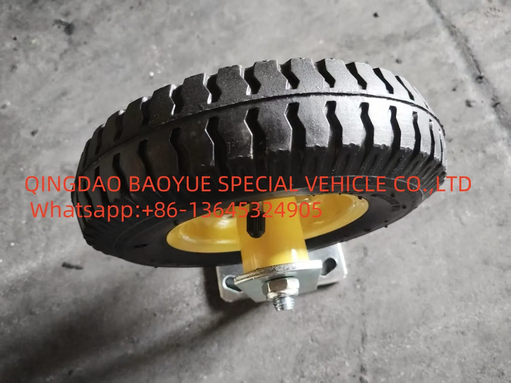 8in. Rigid Pneumatic Caster Caster 8X2.50-4 Air-Ride Swivel