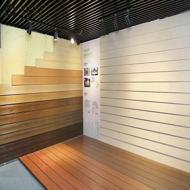 Wood-Grain Fiber Cement Board Exterior Wall Cladding ASTM C1186 E84 Fireproof Certified