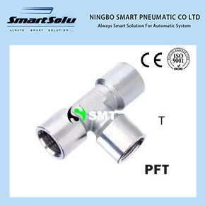 Female Straight Quick Joint Brass Tube Pneumatic Pipe Fitting