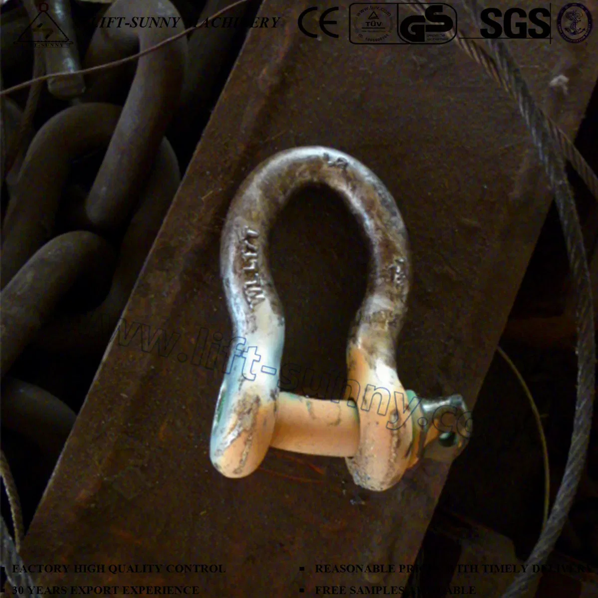 G209 Us Type Forged Screw/Green Pin Anchor Shackles