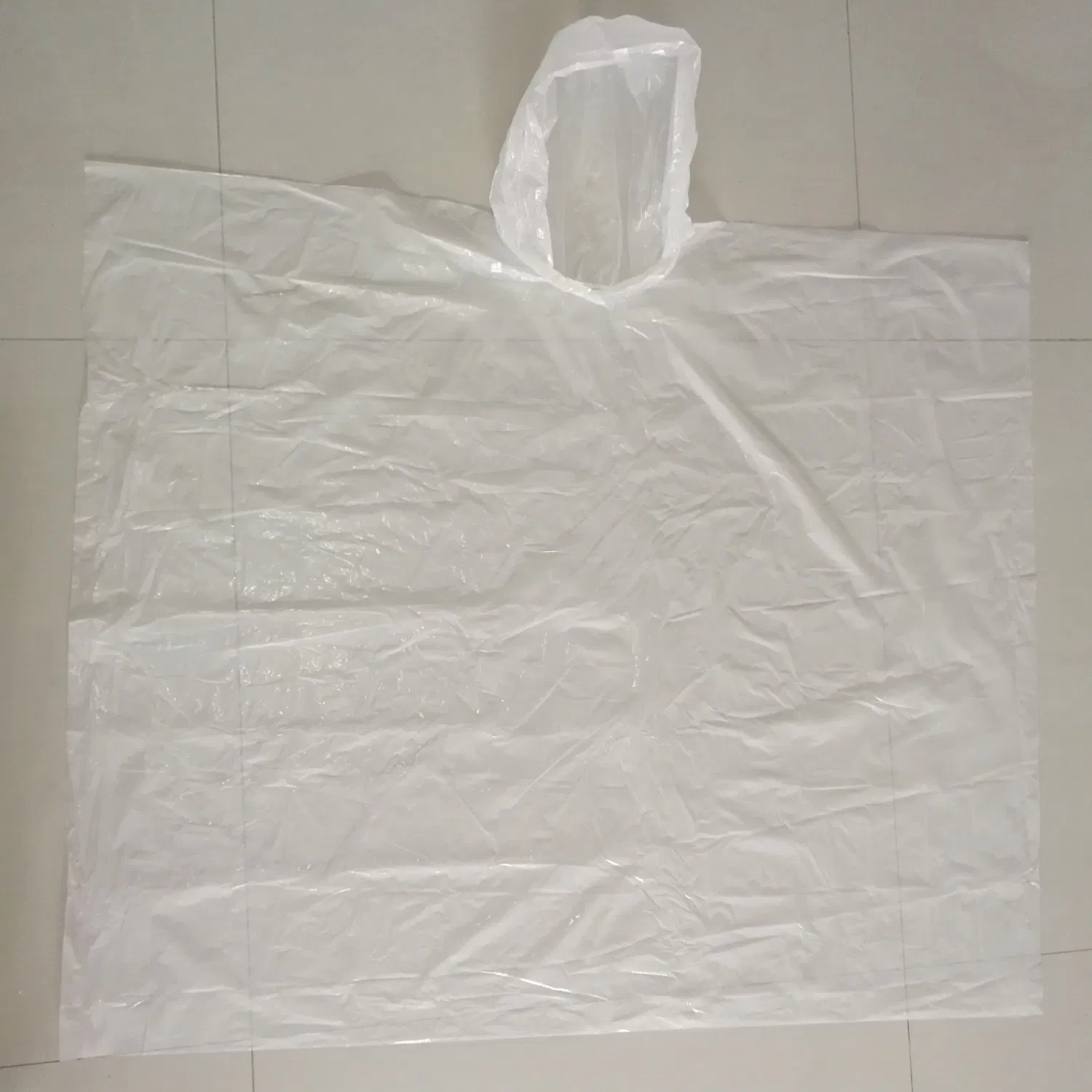 Clear LDPE Raincoat with Good Transparency