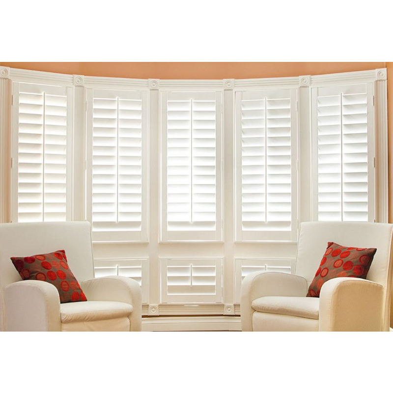 Australian Standard White PVC Window Plantation Shutters From China