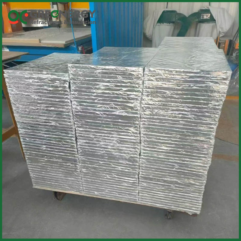 950c 1050c High Temperature Nano Microporous Panel Vacuum Insulation Panel