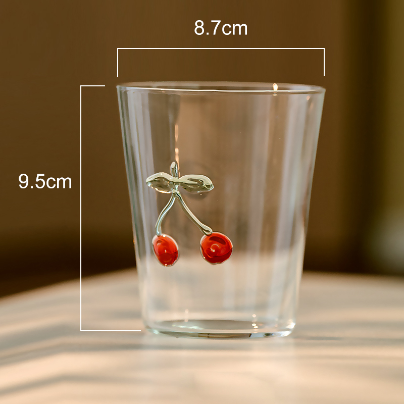 Lemon Glass Cup High Borosilicate Glass Fruit Tumbler