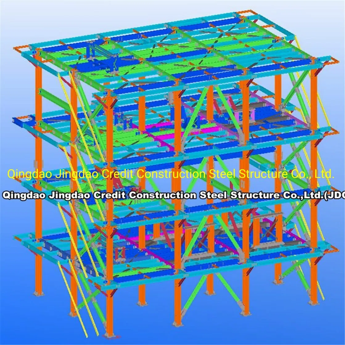 Customize Multi-Storey Steel Structure Building Prefab Steel Frame Apartment Building Contractor General Turnkey Construction and Pretty Prefabricated Building