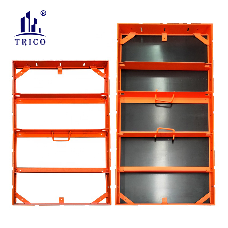 Wall Forms Steel-Ply Concrete Forming 45# Steel Frame Formwork Panel for Construction