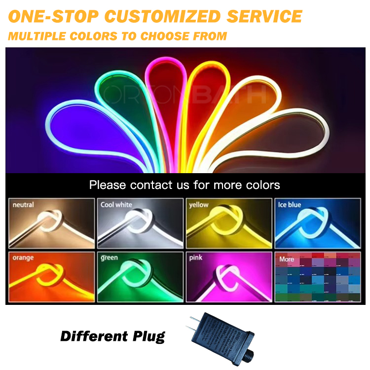 ORTONBATH Infinity Mirror Light USB Powered Santa Claus Seasonal Holiday Decor LED Christmas Decoration 3D LED Infinity Light