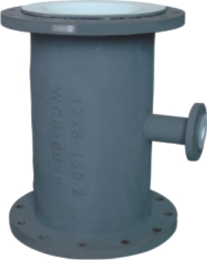 PTFE Lined Unequal Tee Chemical Pipe