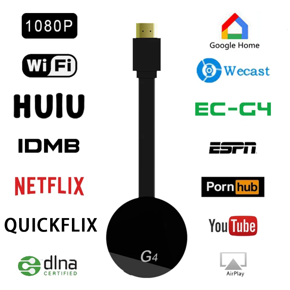 Wecast G4 HDMI Wireless Display for Android Ios Youtube for Anycast Chromecast Dongle