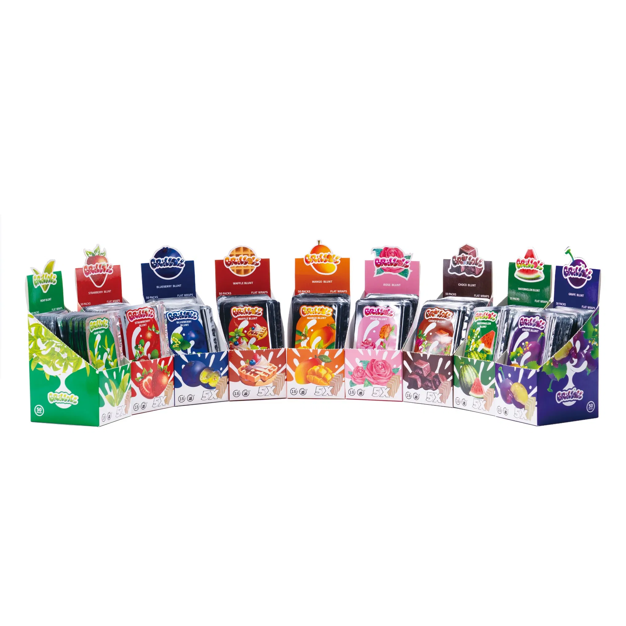 Windproof Flavor Rolling Cigar Paper King Size Flat Wraps Paper Smoking