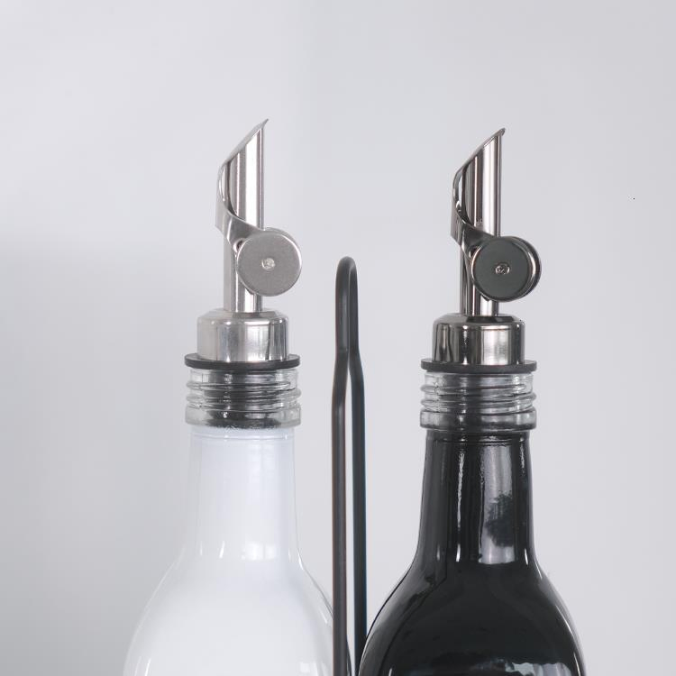 Colorful Gold Silver Black 4.3inch Liquor Pour Spout Wine Bottle Pourer