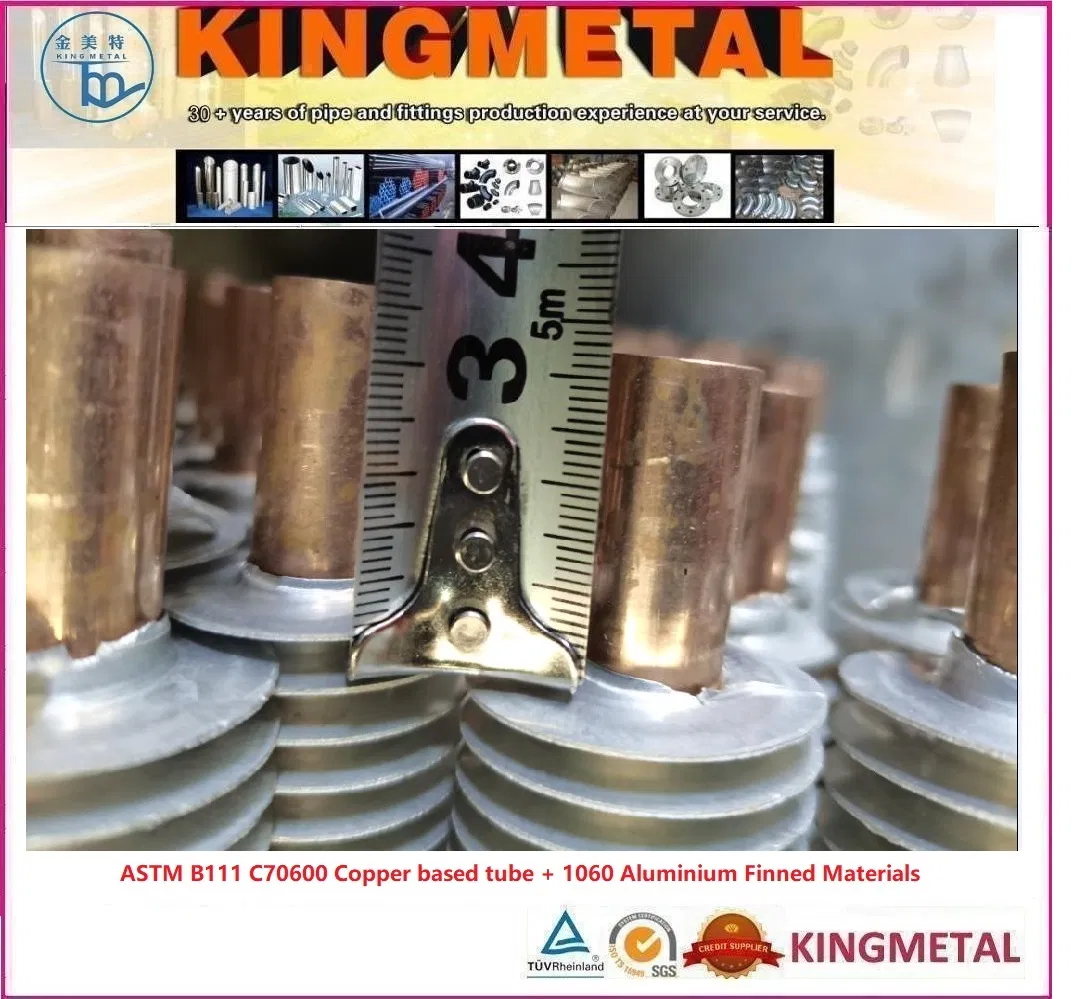 Finned Tubes as Per Sb111 C70600 and Aluminium 1060