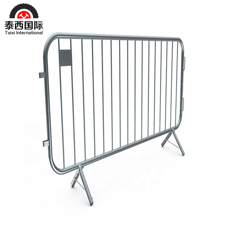 Customized Metal Crowd Control Barrier Portable Barricades Temporary Fence
