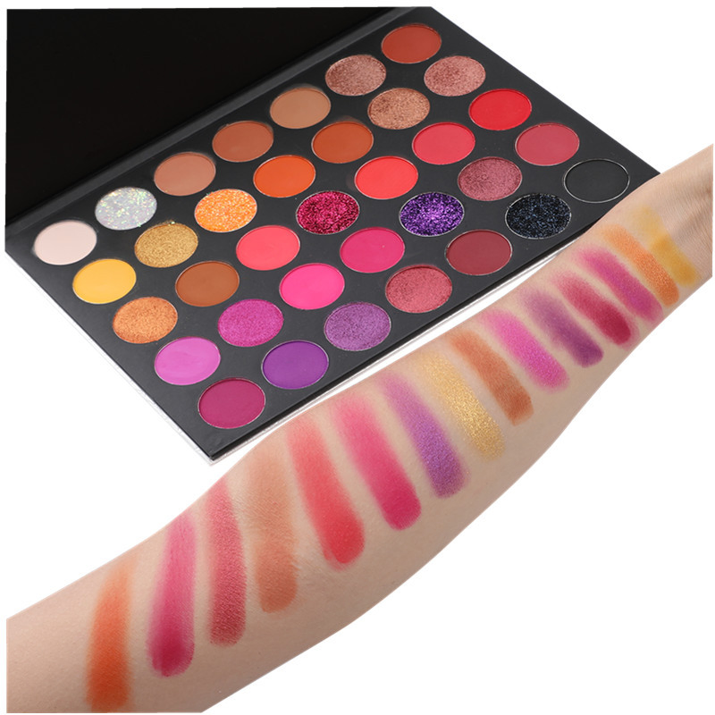 Vegan Glitter Eye Shadow Palette Makeup High Pigmented Custom Quality Pallet Eyeshadow Private Label
