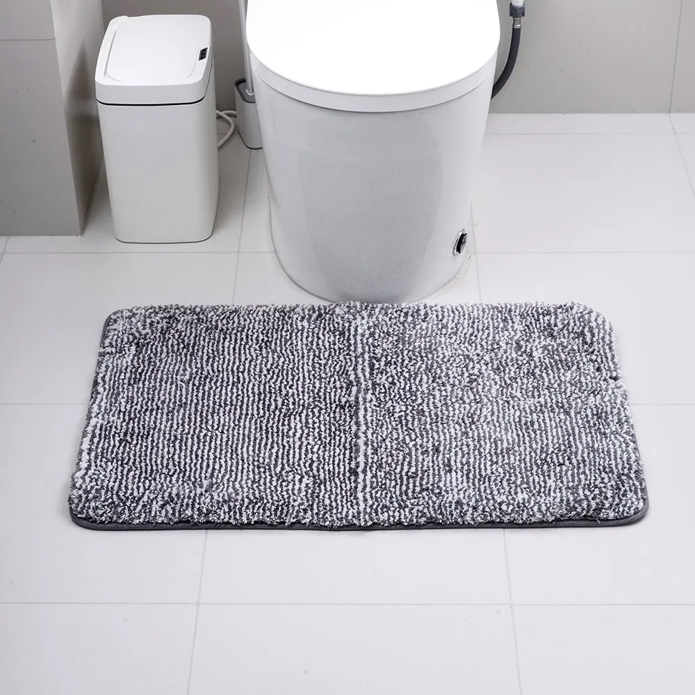 Microfiber Colored Dots Design 100% Polyester Bathmat Non-Slip Floormat