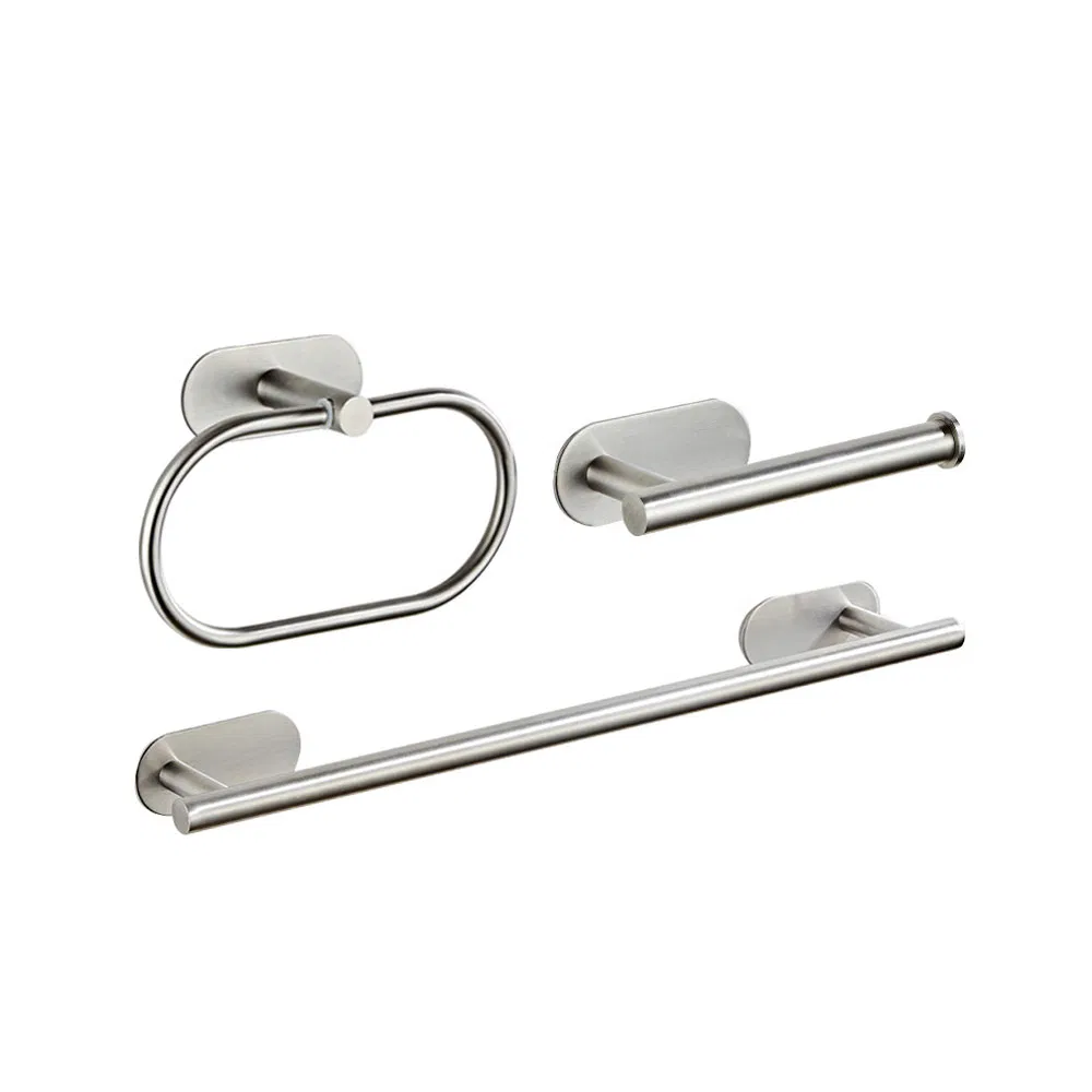 Набор крючков для ванной 4 шт. самоклеящийся, нержавеющая сталь