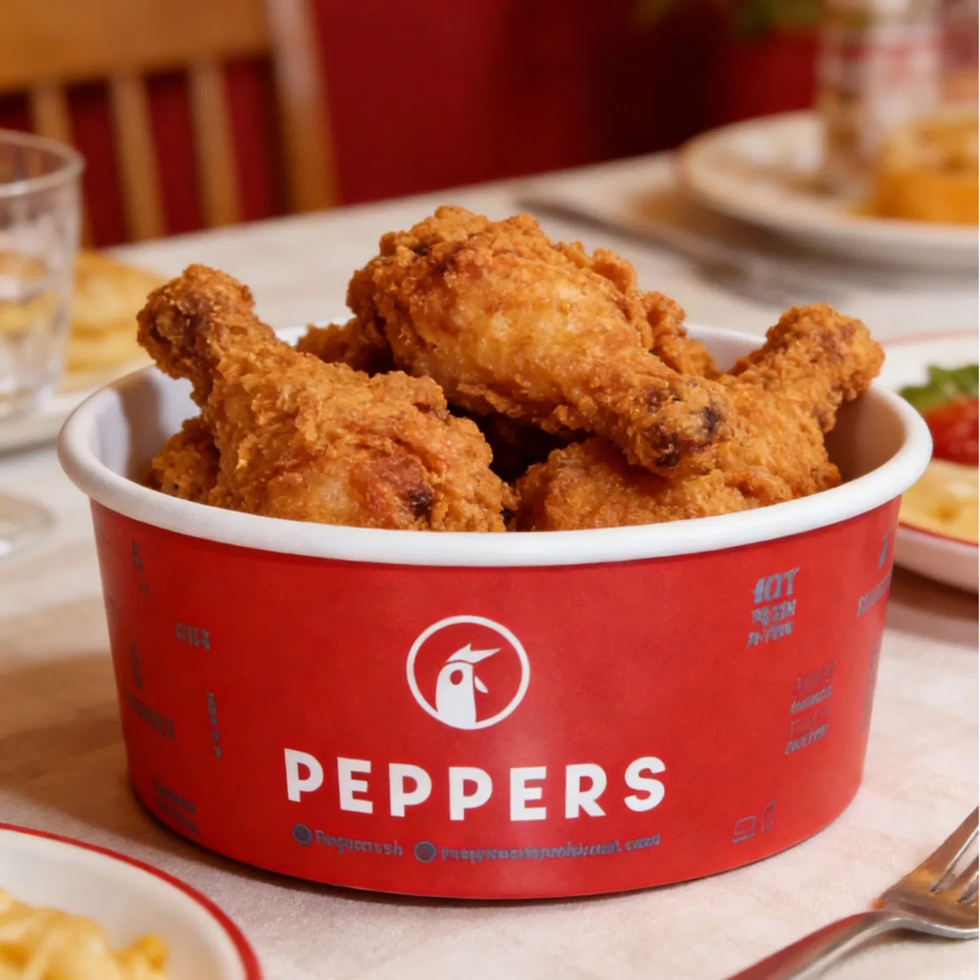 Custom Logo Disposable Food Grade Kraft Paper Salad Bowl for Takeaway Packaging