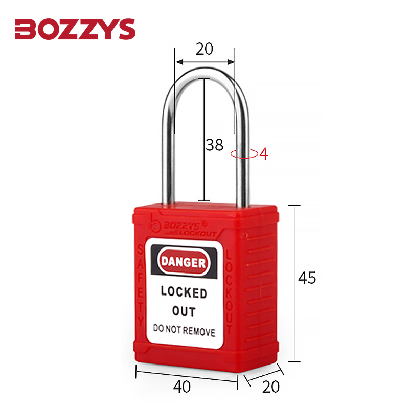 Bd-G71 Colorful Padlock 4mm Shackle Safety Padlock
