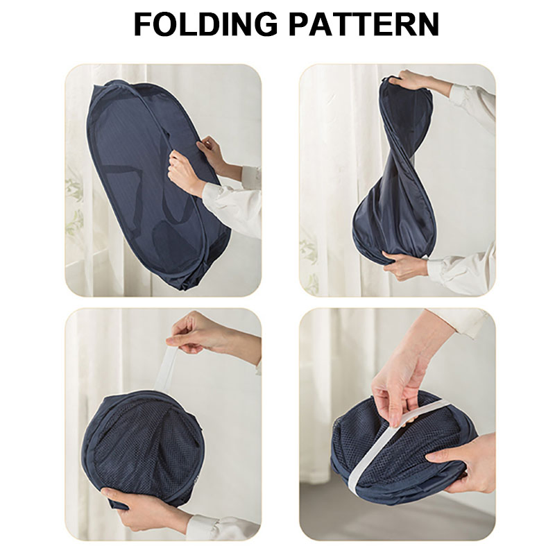 Multi-Functional Foldable Bathroom Hanging Walt Wall Dirty Clothes Large Capacity Laundry Basket