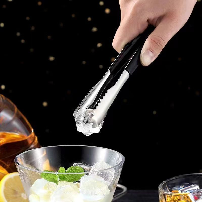 Colorful Creative Stainless Steel 304 Ice Clips Cat Paw Shaped Design Titanium Plated Sugar Tongs Food Clips