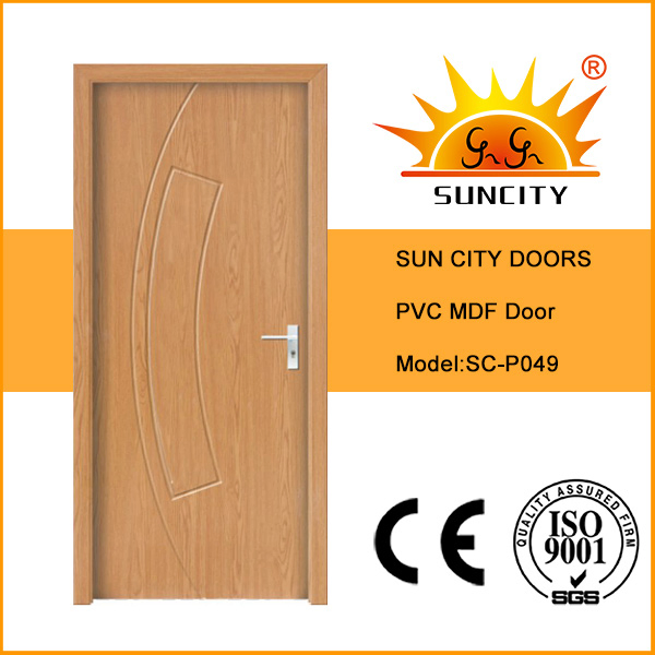 Factory Supply Customized Solid Wooden Doors Slab Doors MDF Solid Core Prehung Interior Door for Houses