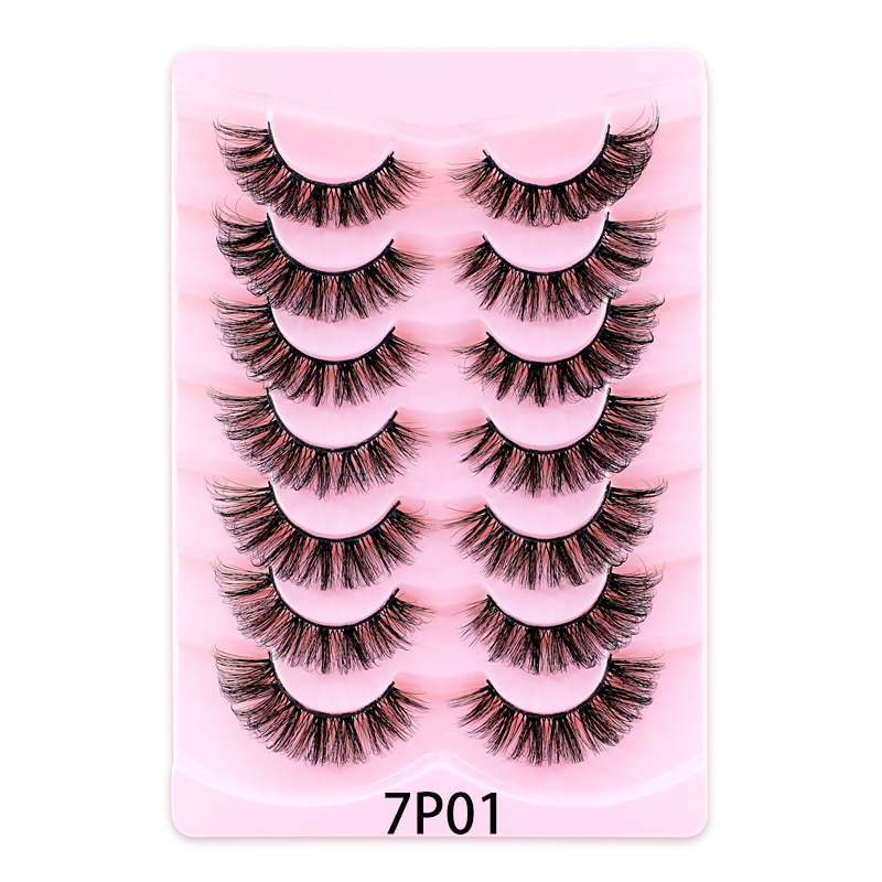 Luxurious 20 Pairs Natural Fluffy Eyelashes for Beautiful Eye Makeup