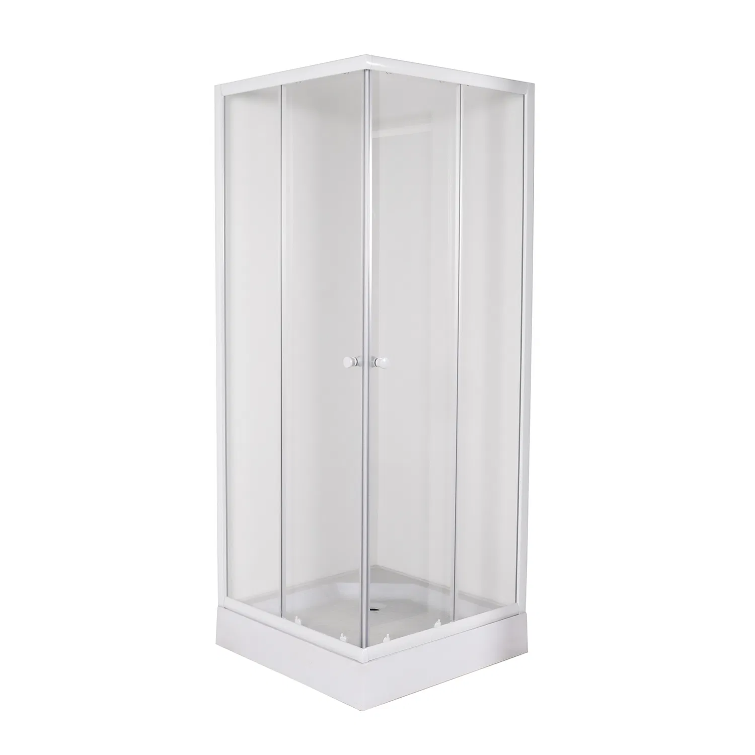 Exceed Simple Design Bathroom Aluminium Tempered Glass Hinge Shower Enclosure Shower Room