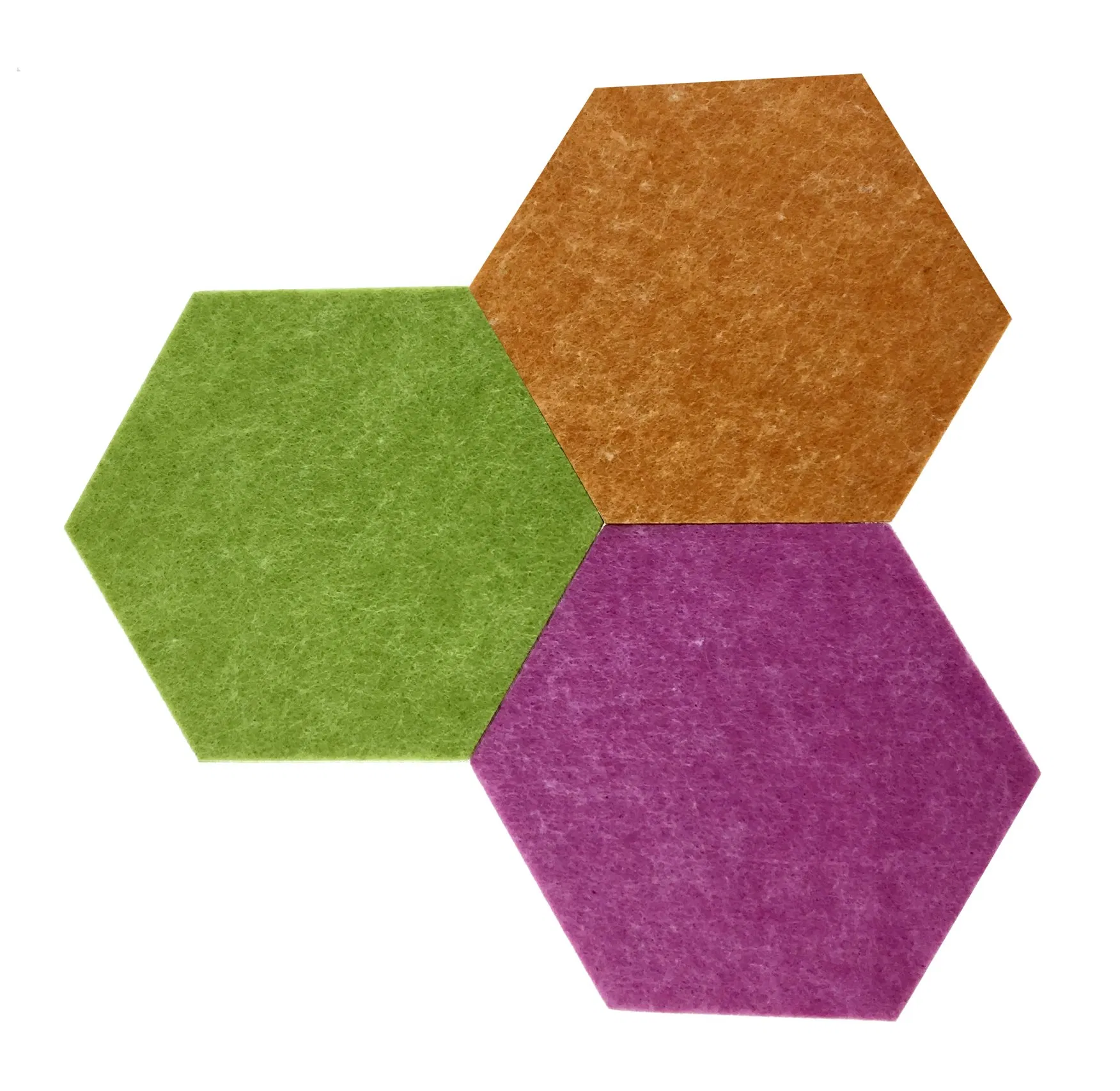 Studio Recording Room Acoustic Panel Office Hexagon Polyester Fiber Acoustic Wall Panel