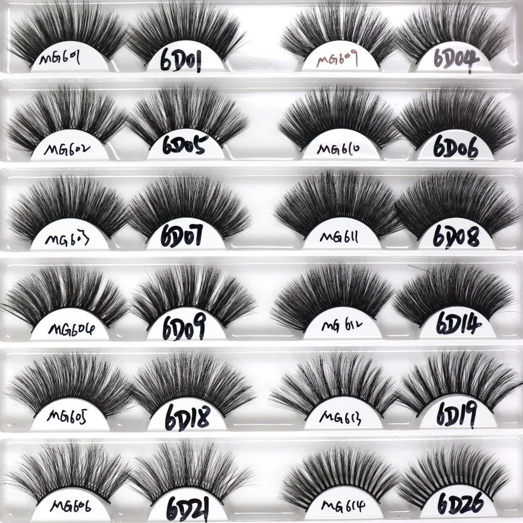 5pairs Pack Natural Faux Mink Eye Lash Eco-Friendly False Lashes Mixed Lash Cluster Sets Soft Tapered Comfortable Wear Lashes Factory Price