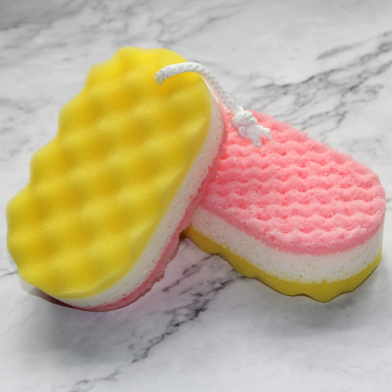 Big Size Two Side Wove Surface Body Clean Sponge for Women