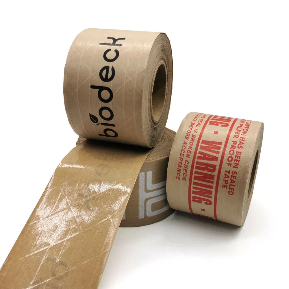 Used for Packing and Bonding Strong Adhesive Environmental Protection Writing Kraft Paper Tape