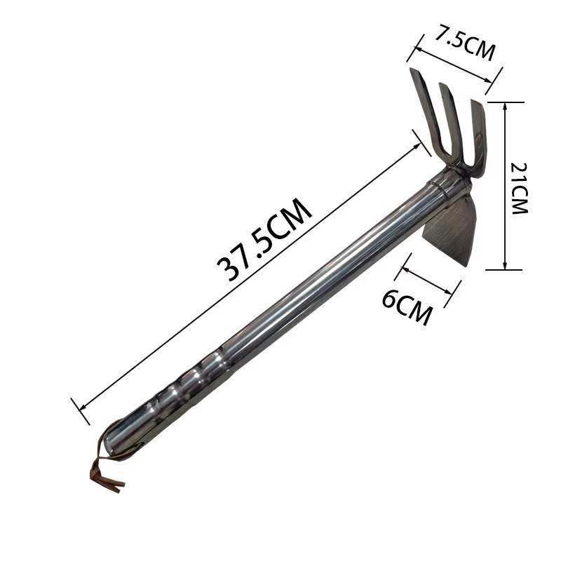 Multifunctional Durable Stainless Steel Hoe Garden Tool Set for Farming Agriculture Digging