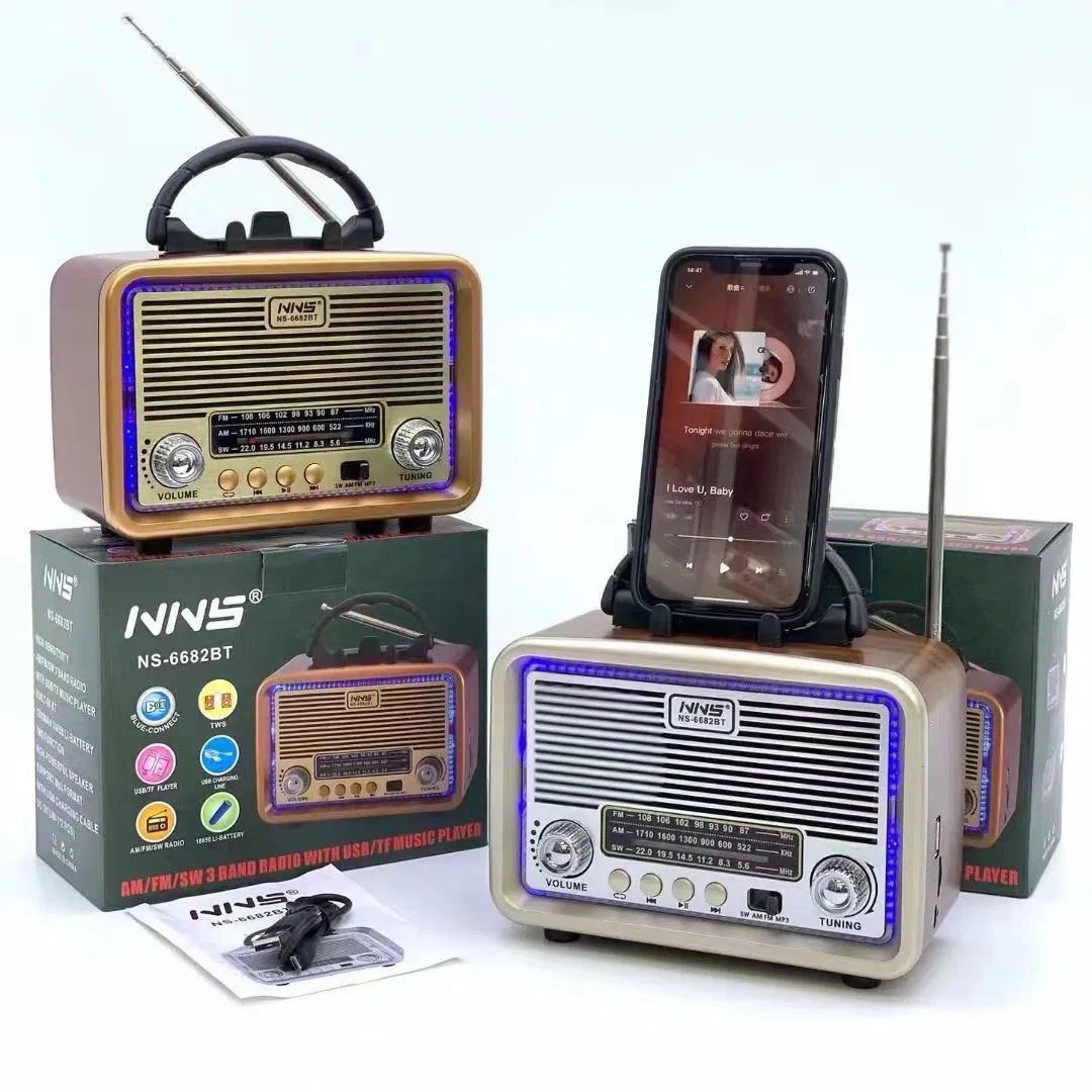Ретро радио NS6682BT с Bluetooth, FM/SW