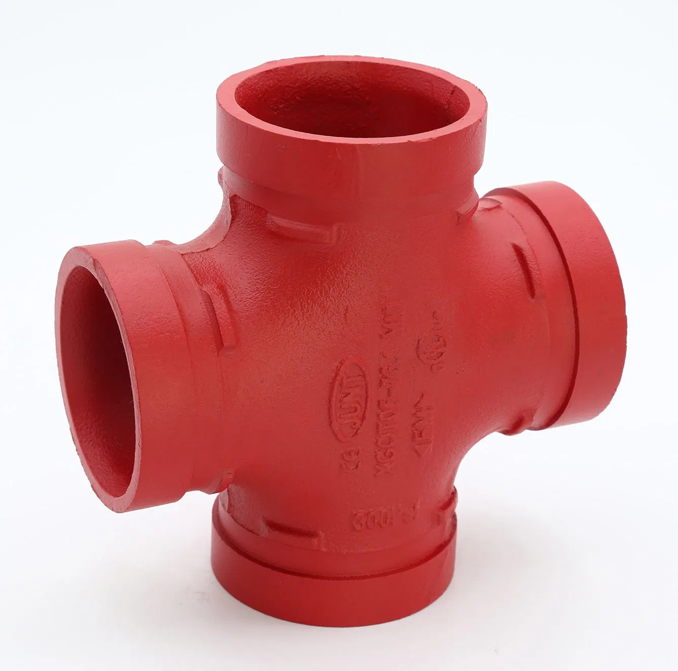 Customized Iron 4 Way Cross Pipe Fitting Equal Cross for Fire System