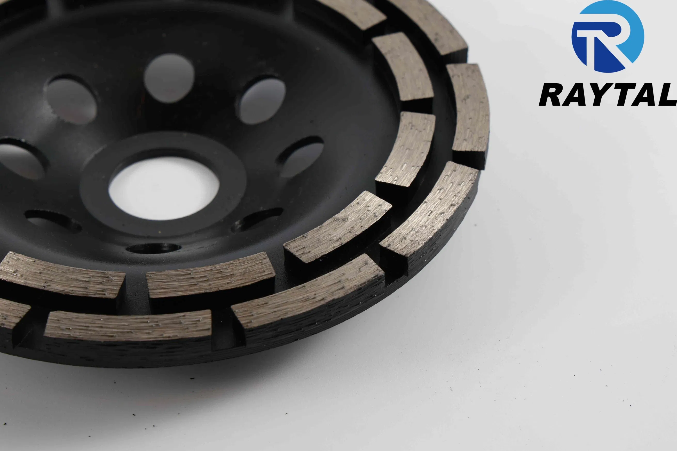 Double Row Grinding Wheel, Used for Concrete / Granite Polishing, 4-9 in. Diameter