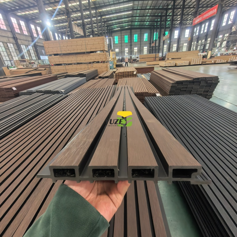 Exterior WPC Wall Covering with Enhanced Outdoor Weather Protection