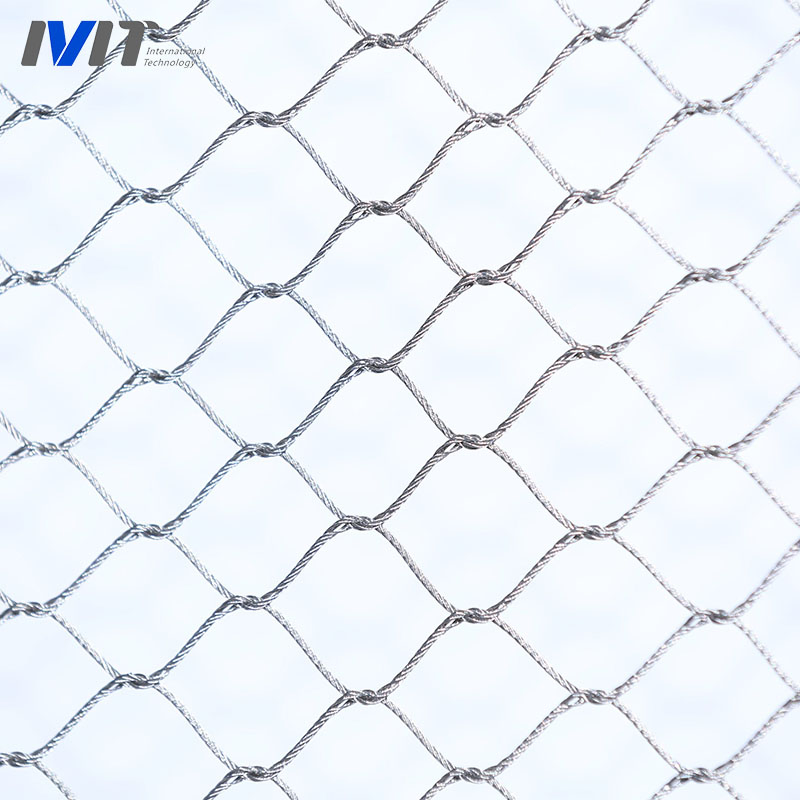 Stainless Steel Wire Twisted Cable Rope Mesh for Railway Fence, Factory Price