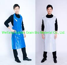 Personal Cleaning Apron Disposable Apron Corn Starch Biodegradable and Compostable Apron