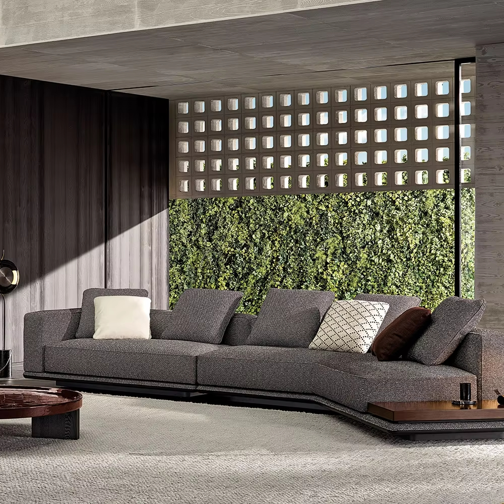 Мебель для гостиной тканевый диван для большой квартиры