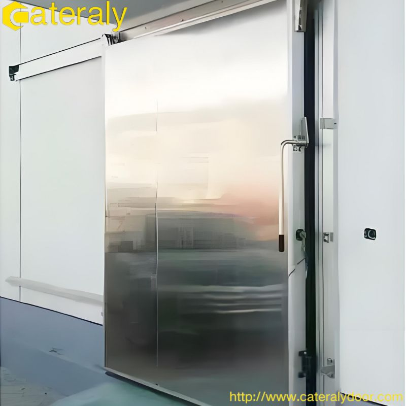 Cateraly Customizable Automatic Sliding Cold Storage Door with Durable Hardware Options