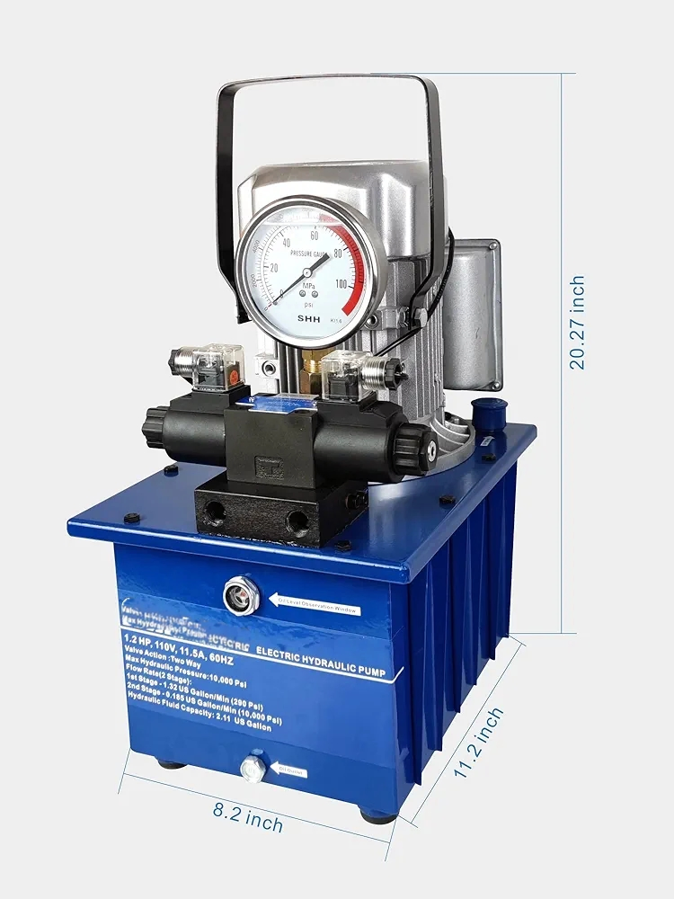 Двухсторонний электрогидравлический насос 10K Psi 110В/120В