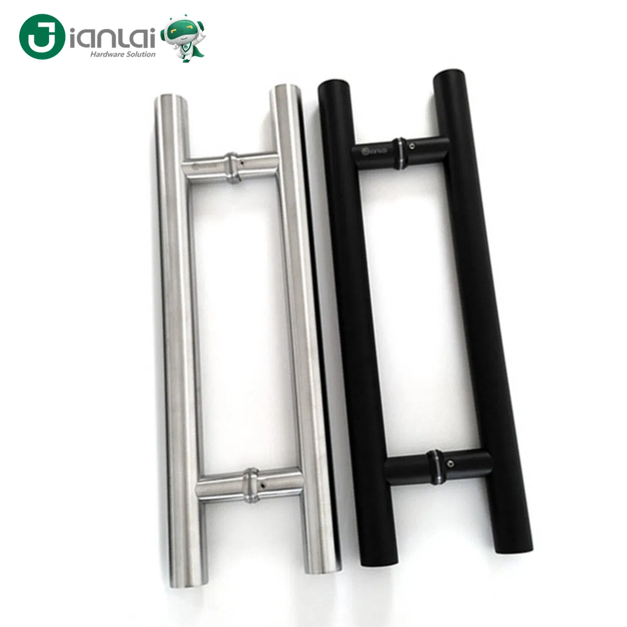 Double Sided H Shape Sliding Door Handle Heavy Duty Swing Door Handle