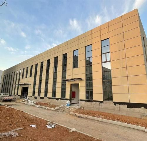 Customized Prefabricated Steel Structure Office Building with Free Design